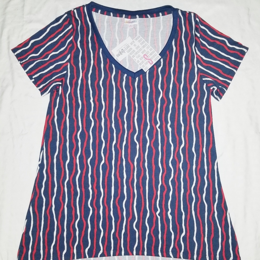 Lularoe Christy T from the 4th of July Collection